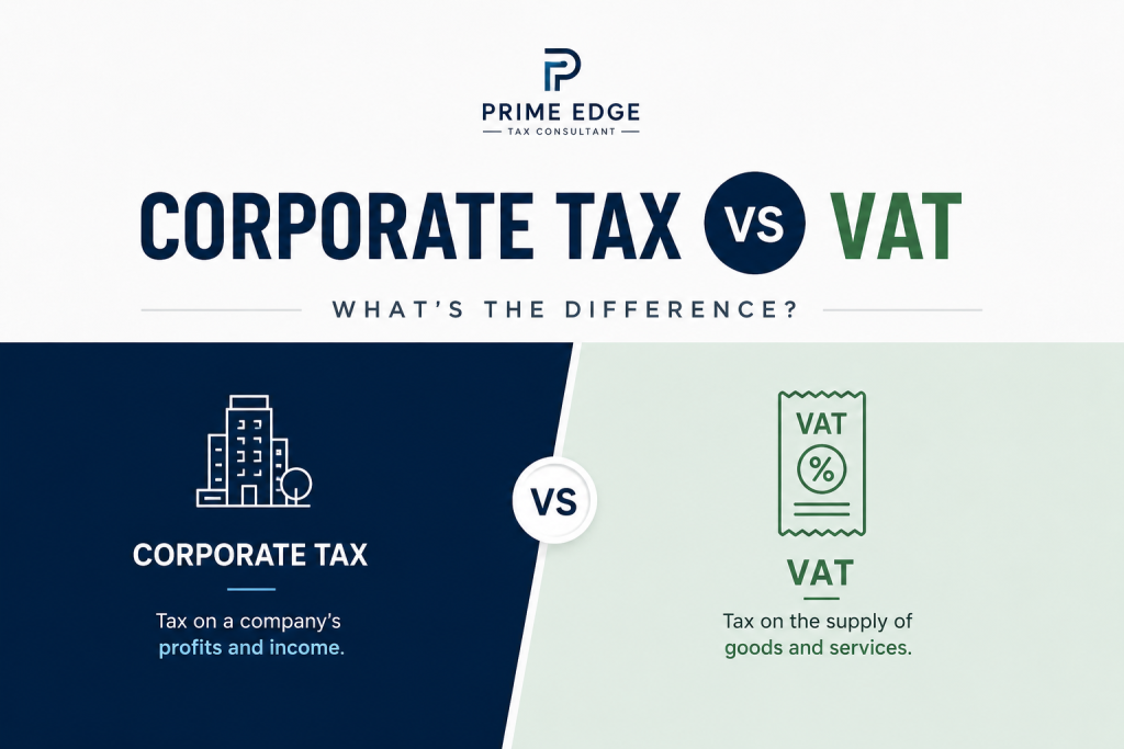 Corporate Tax vs VAT: What’s the Difference?